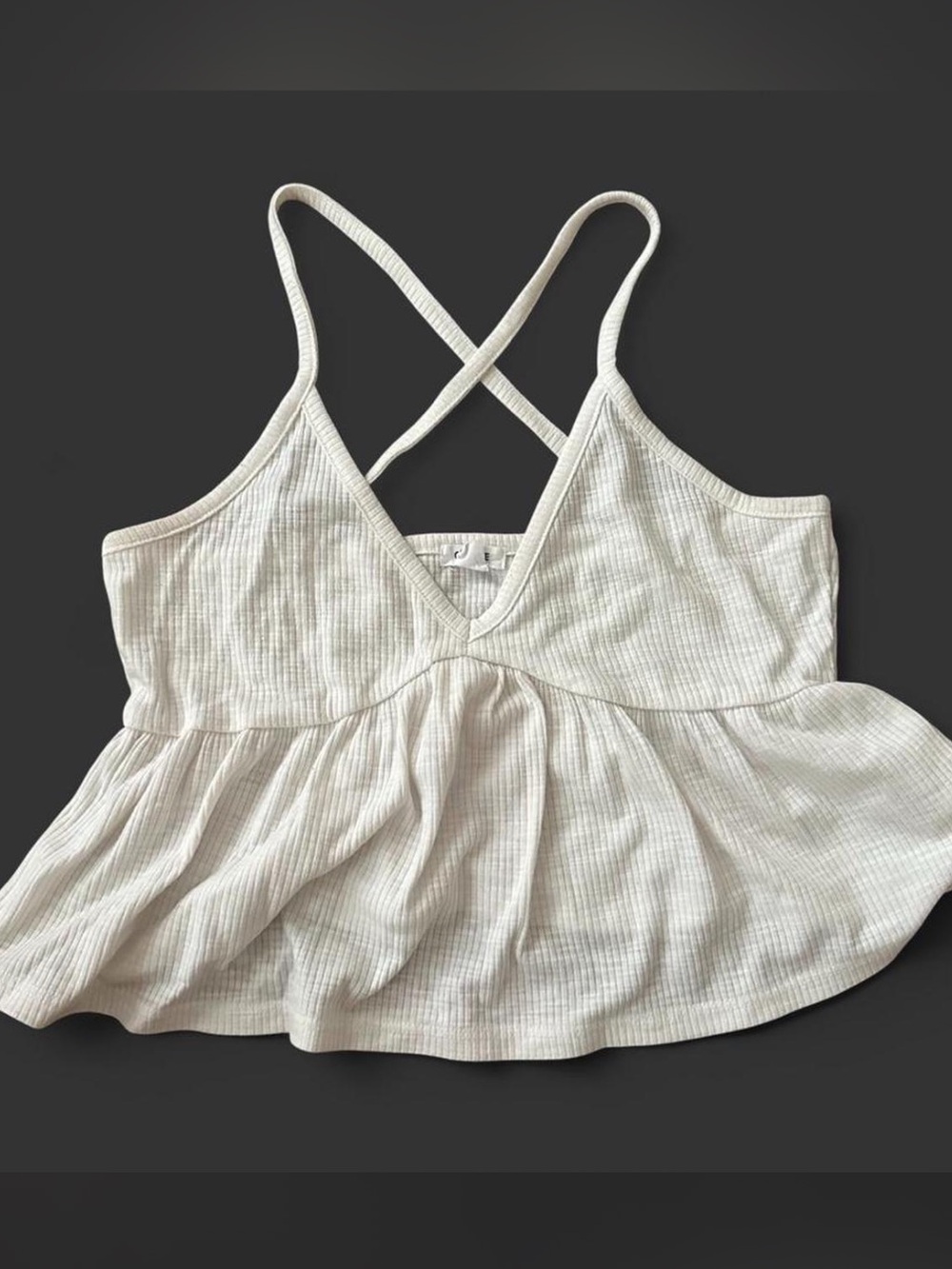 White babydoll top